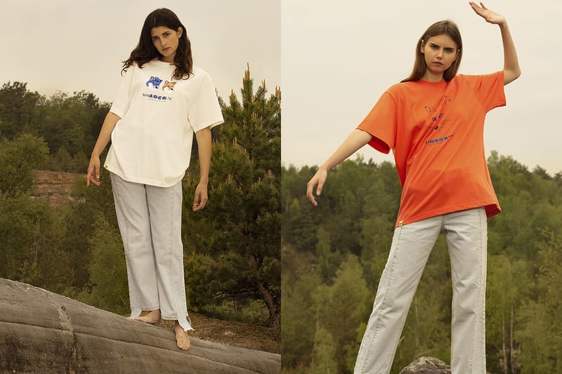 Maison Kitsuné collabore avec ADER error pour la collection "The Blue Fox Family"