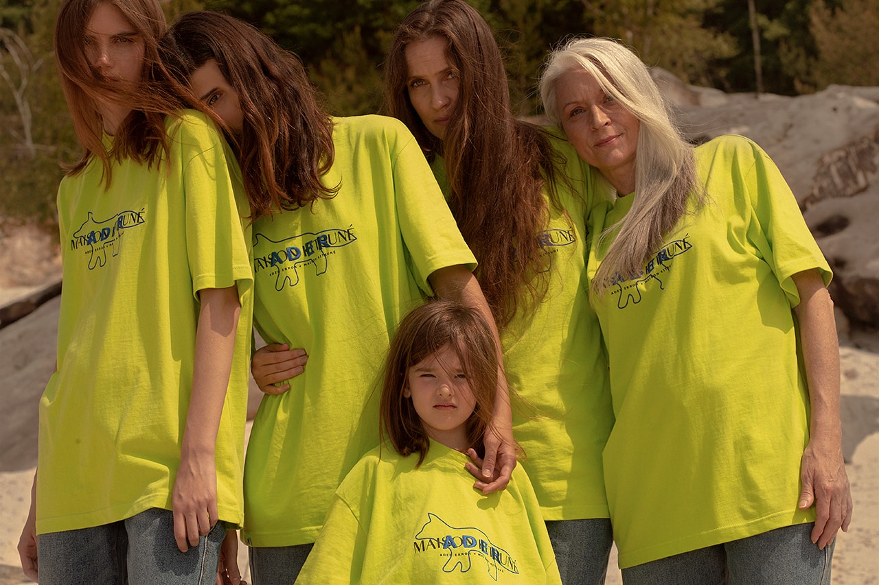 Maison Kitsuné ADER error collection the blue fox family lookbook