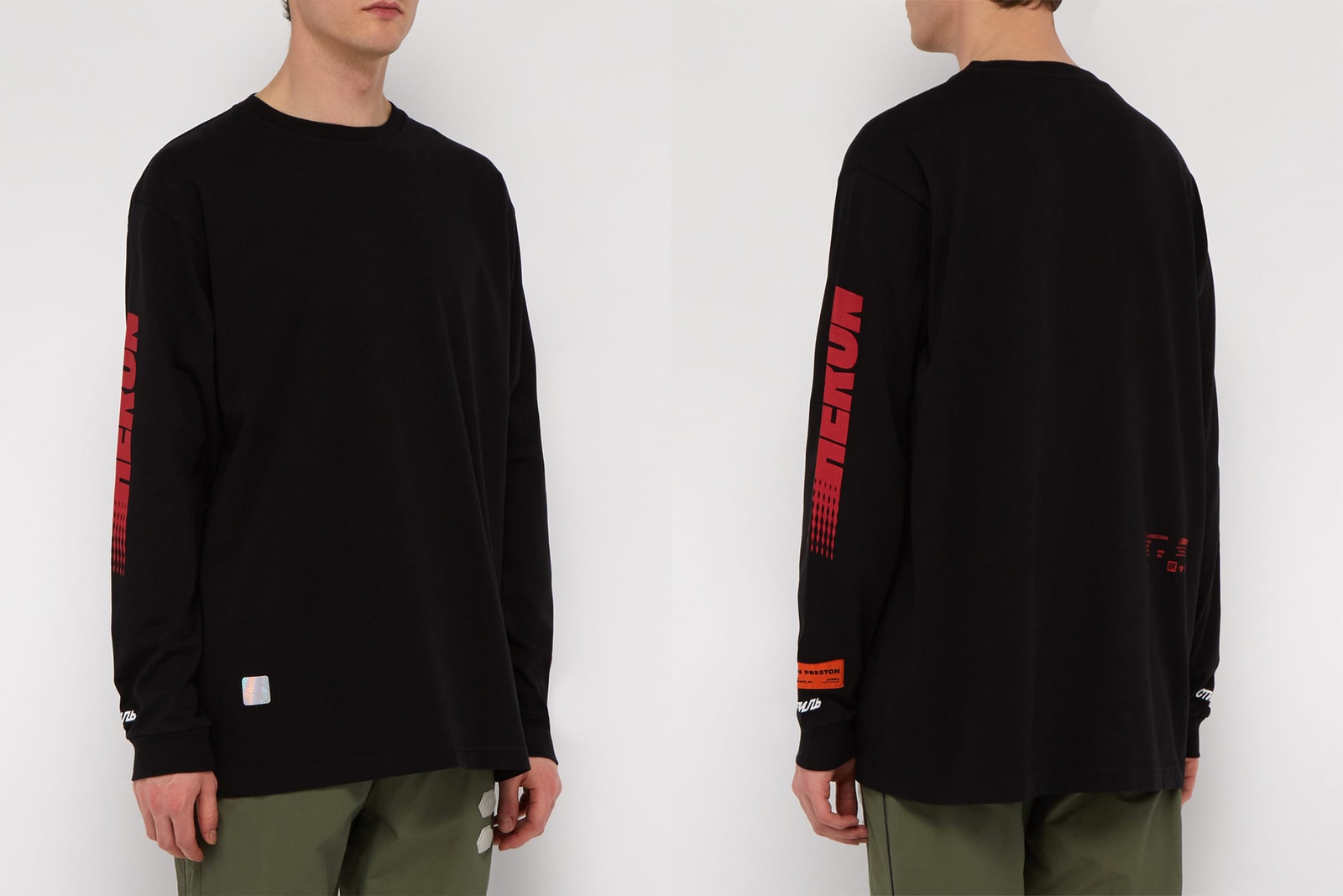 Heron preston nike adidas apc ami versace crewnecks selection