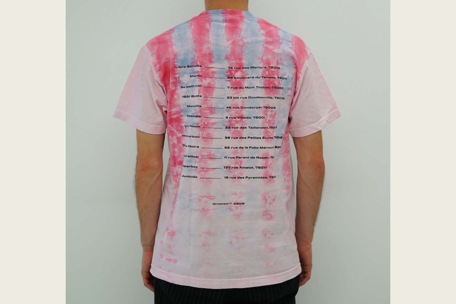 Paris t-shirts custom ornement evenement summer ride 