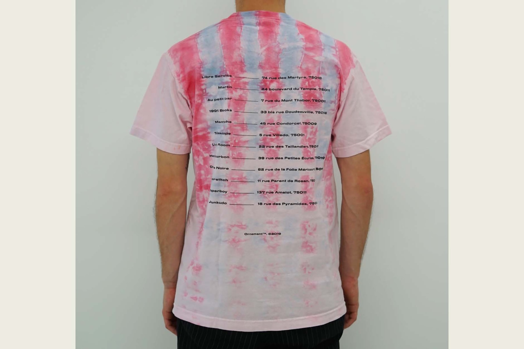 Paris t-shirts custom ornement evenement summer ride 
