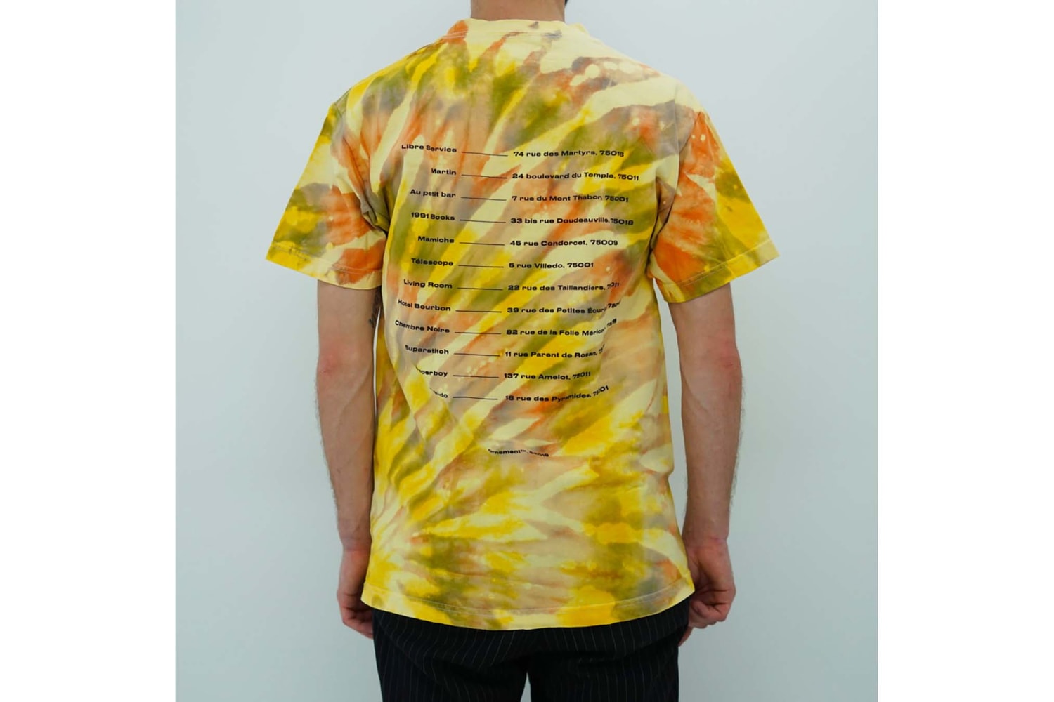 Paris t-shirts custom ornement evenement summer ride 
