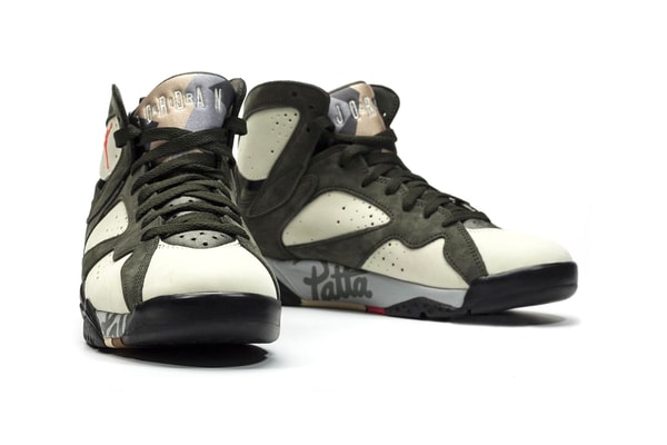 Patta Air Jordan 7 nouveau icicle photos 