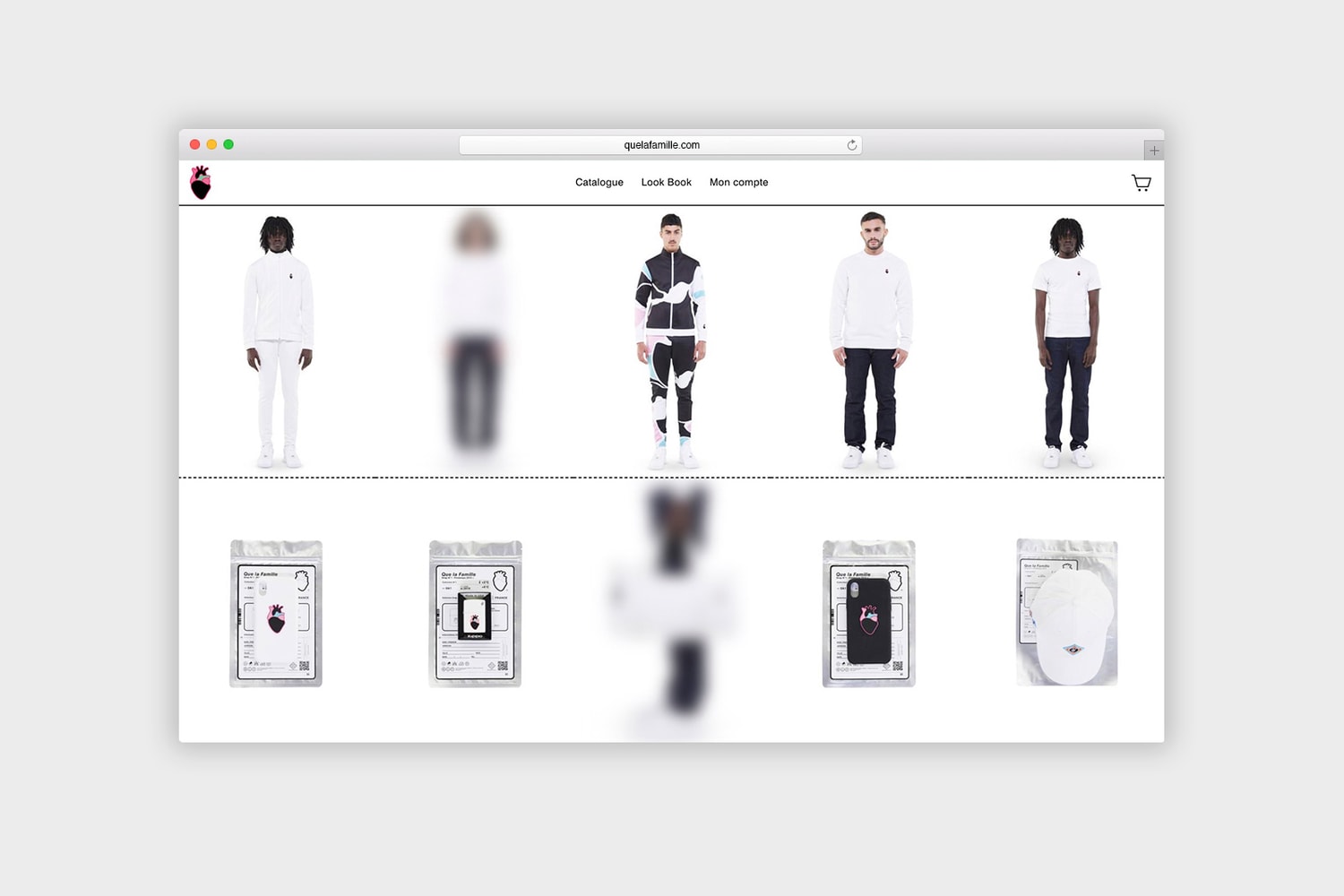 PNL Que la famille e-shop lookbook photos