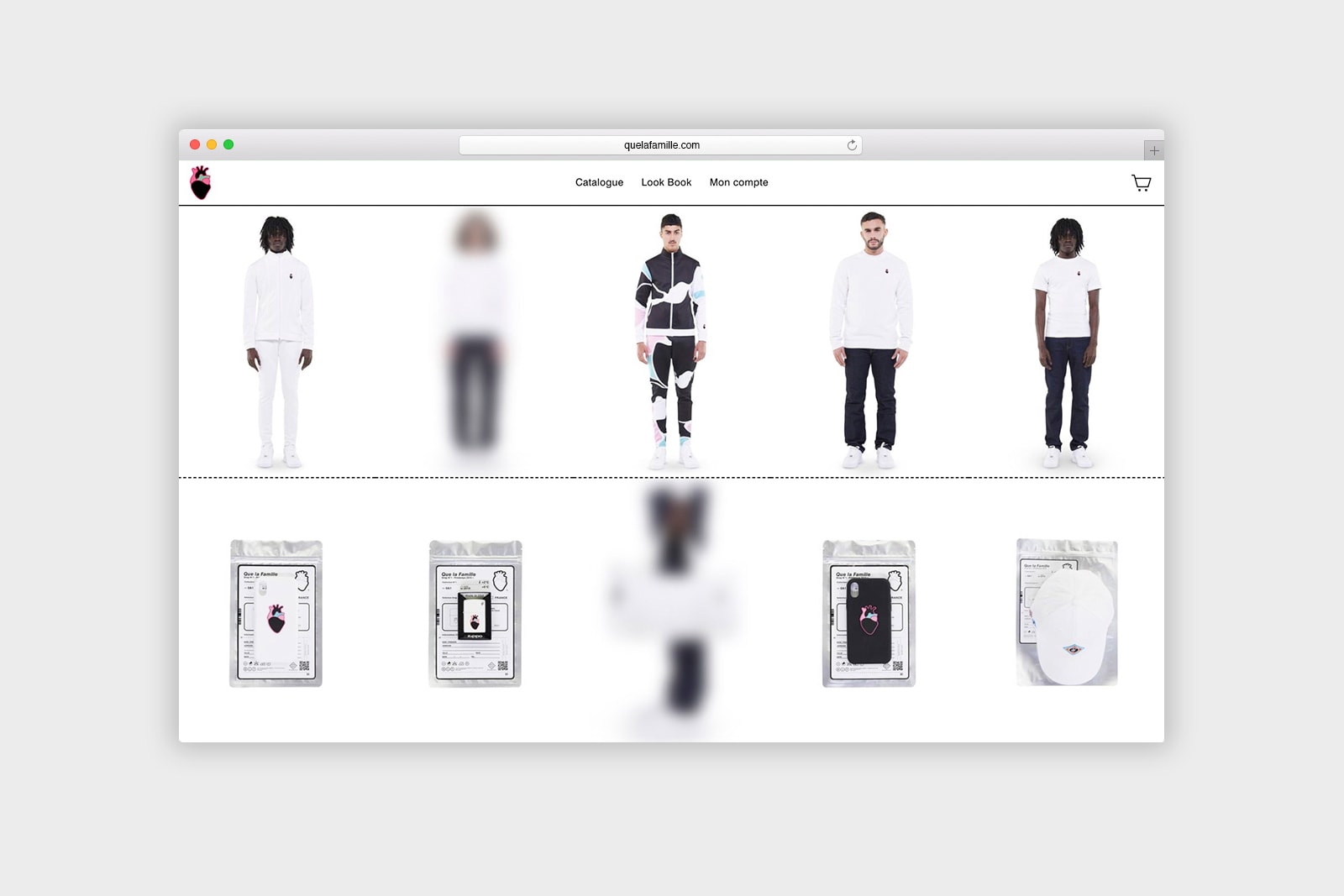 PNL Que la famille e-shop lookbook photos