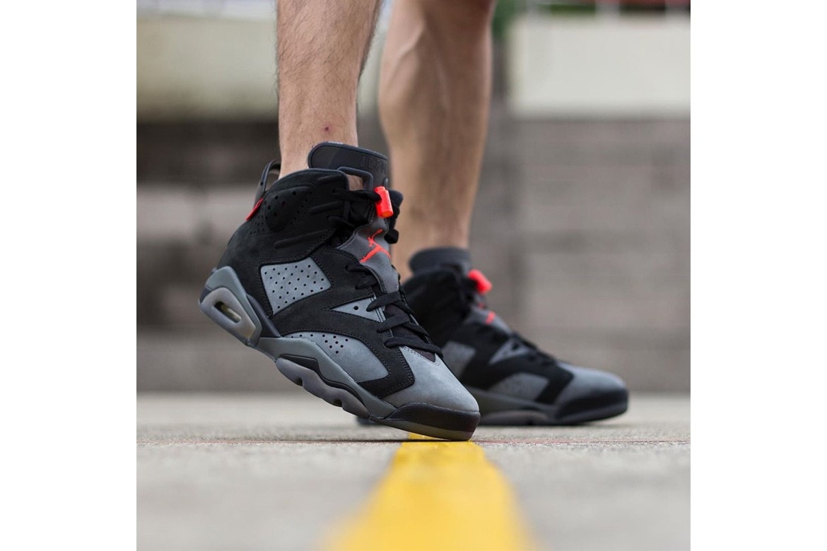 PSG Air Jordan 6 photos on feet dj hkaled