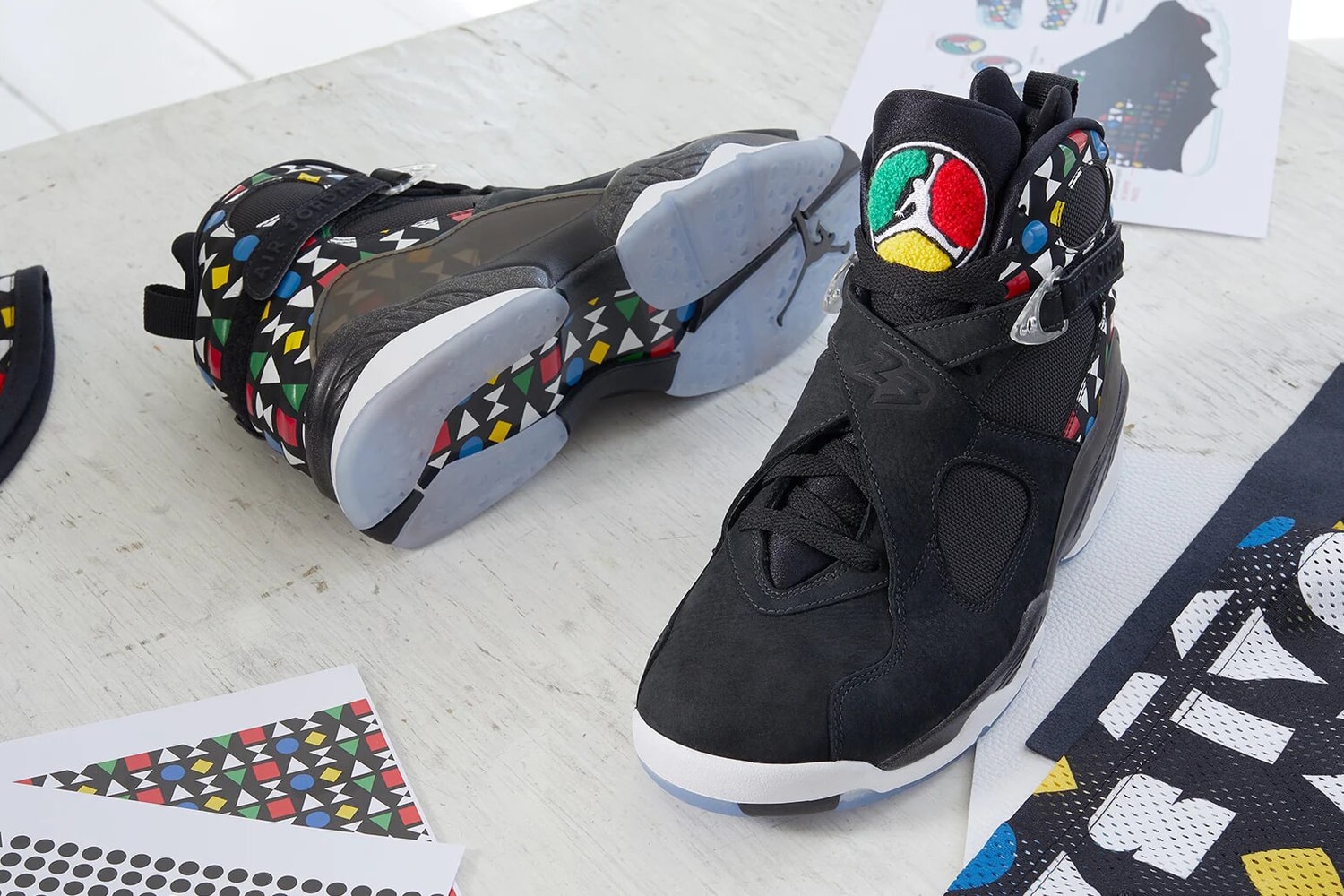 quai 54 air jordan 8 photos officiel sortie date