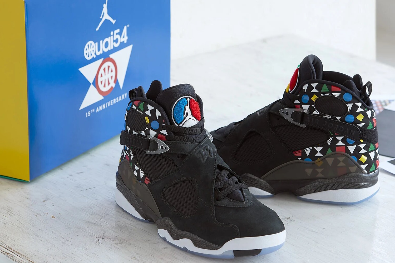 quai 54 air jordan 8 photos officiel sortie date
