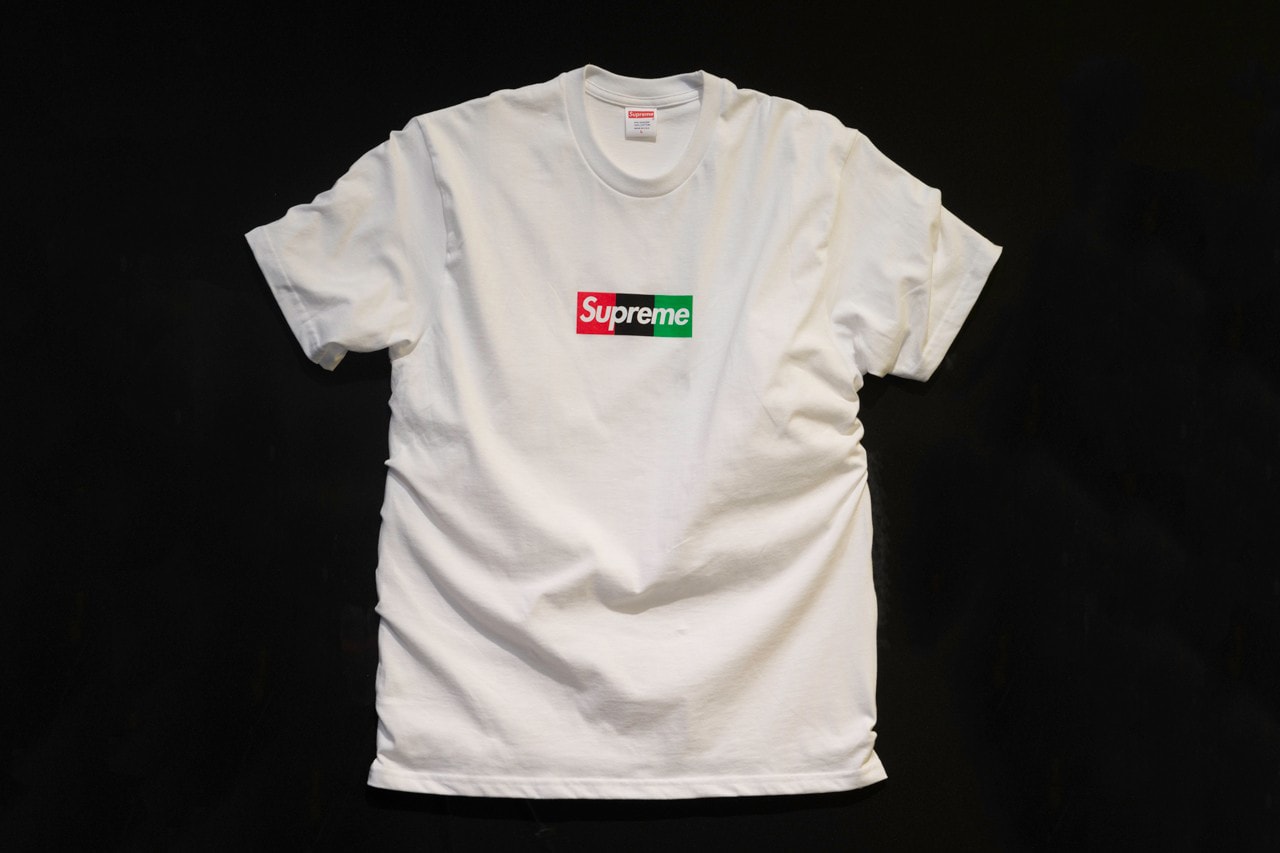 Virgil Abloh Supreme Box Logo Photos inspiration