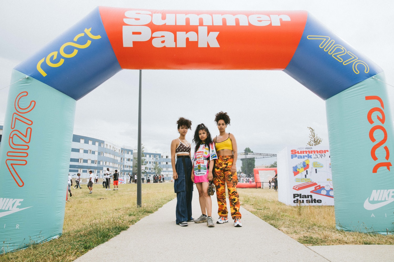 Nike transforme le quartier de La Grande Borne à Grigny en un parc d'attractions le temps d'un weekend