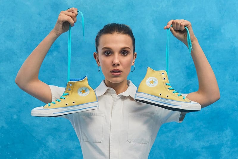 La star de Stranger Things Millie Bobby Brown et Converse dévoilent une collection de sneakers personnalisables