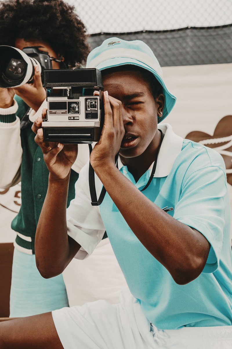 Photo Tyler, The Creator GOLF le FLEUR* x Lacoste