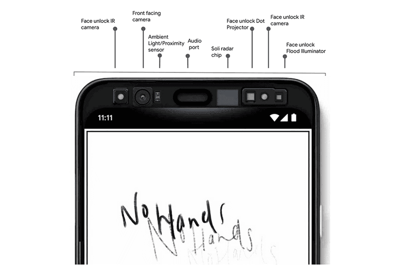 Le Pixel 4 de Google pourra s'utiliser sans les mains