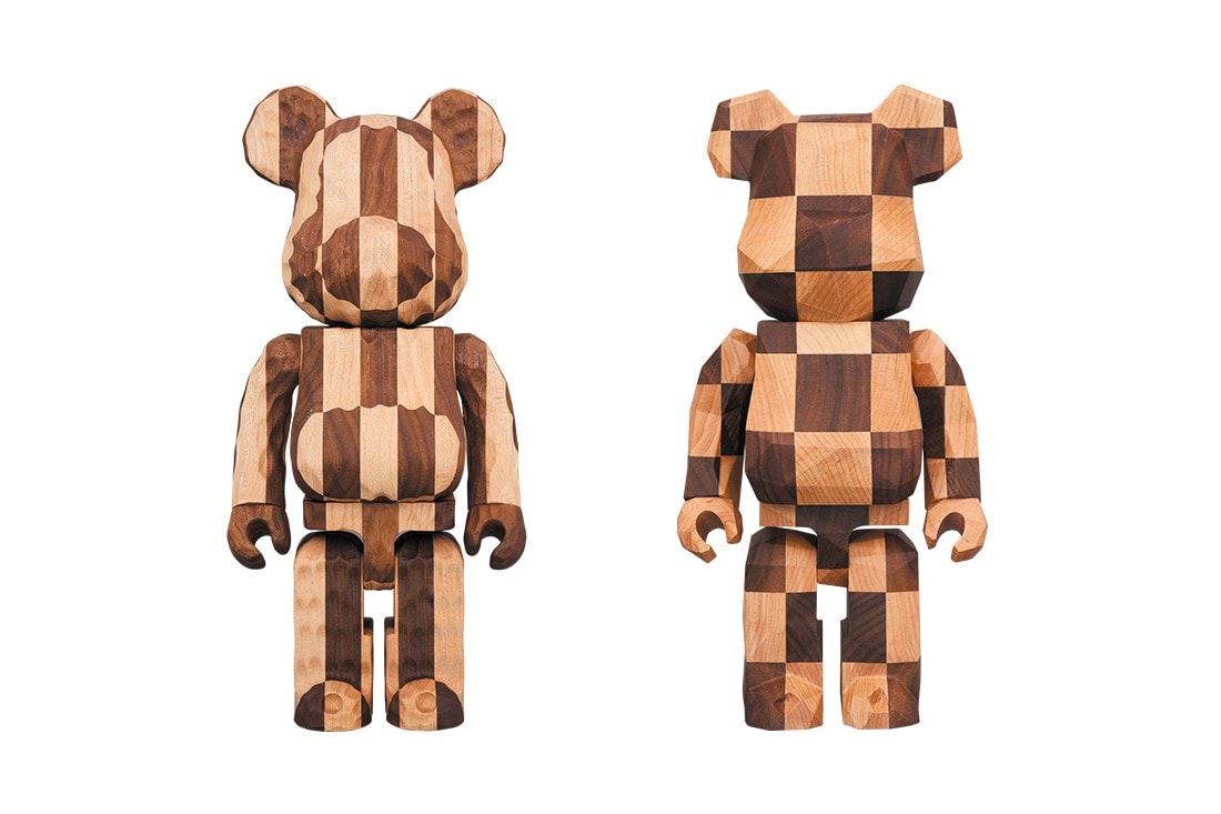 Medicom Toy dévoile deux BE@RBRICKs en bois inspirés des échiquiers