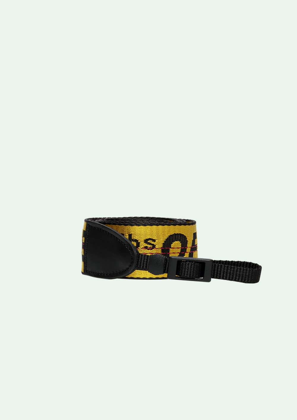 Off-White dévoile une sangle pour appareil photo à l'image son emblématique ceinture industrielle