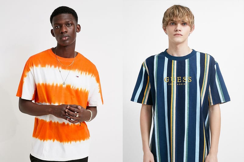 Guess, Tommy Hilfiger... 5 pièces maxi rayures à shopper