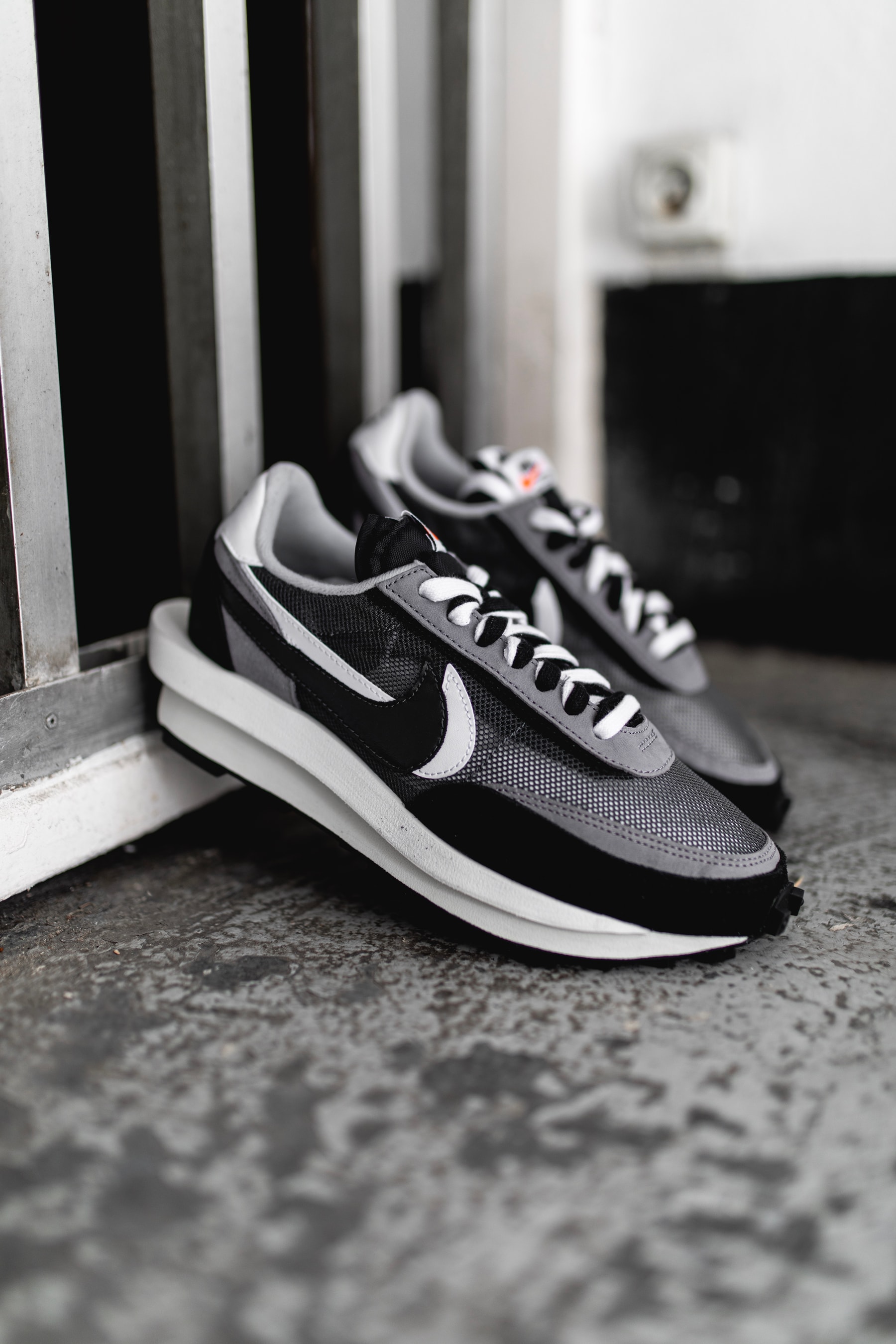 sacai, nike, LDWaffle, noir