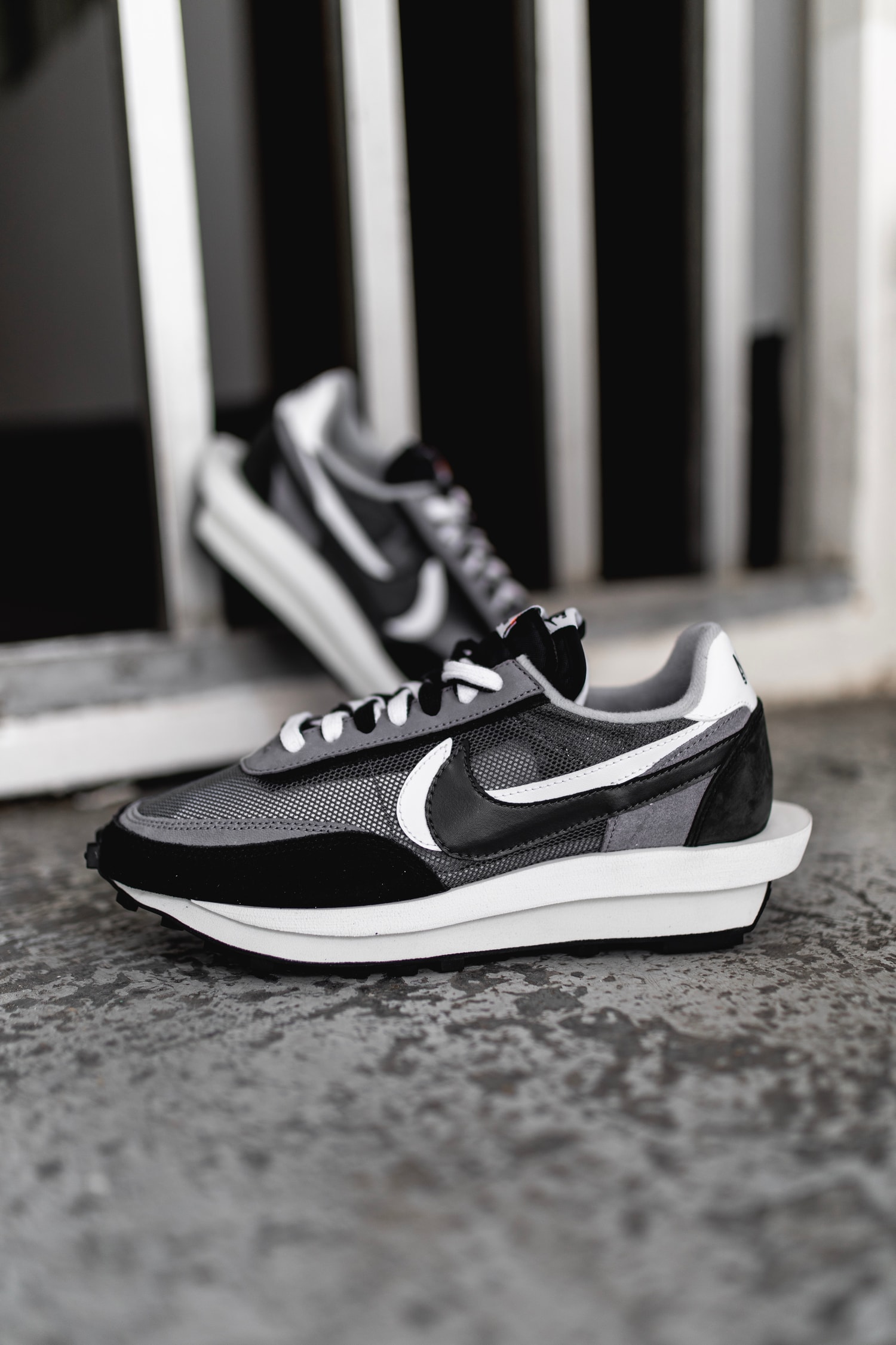 sacai, nike, LDWaffle, noir