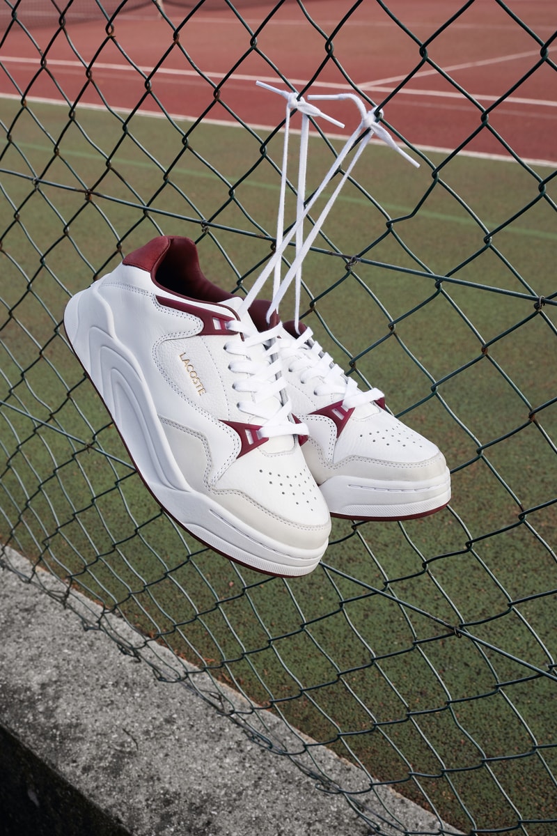 Lacoste revisite sa sneaker Court Slam avec une semelle volumineuse