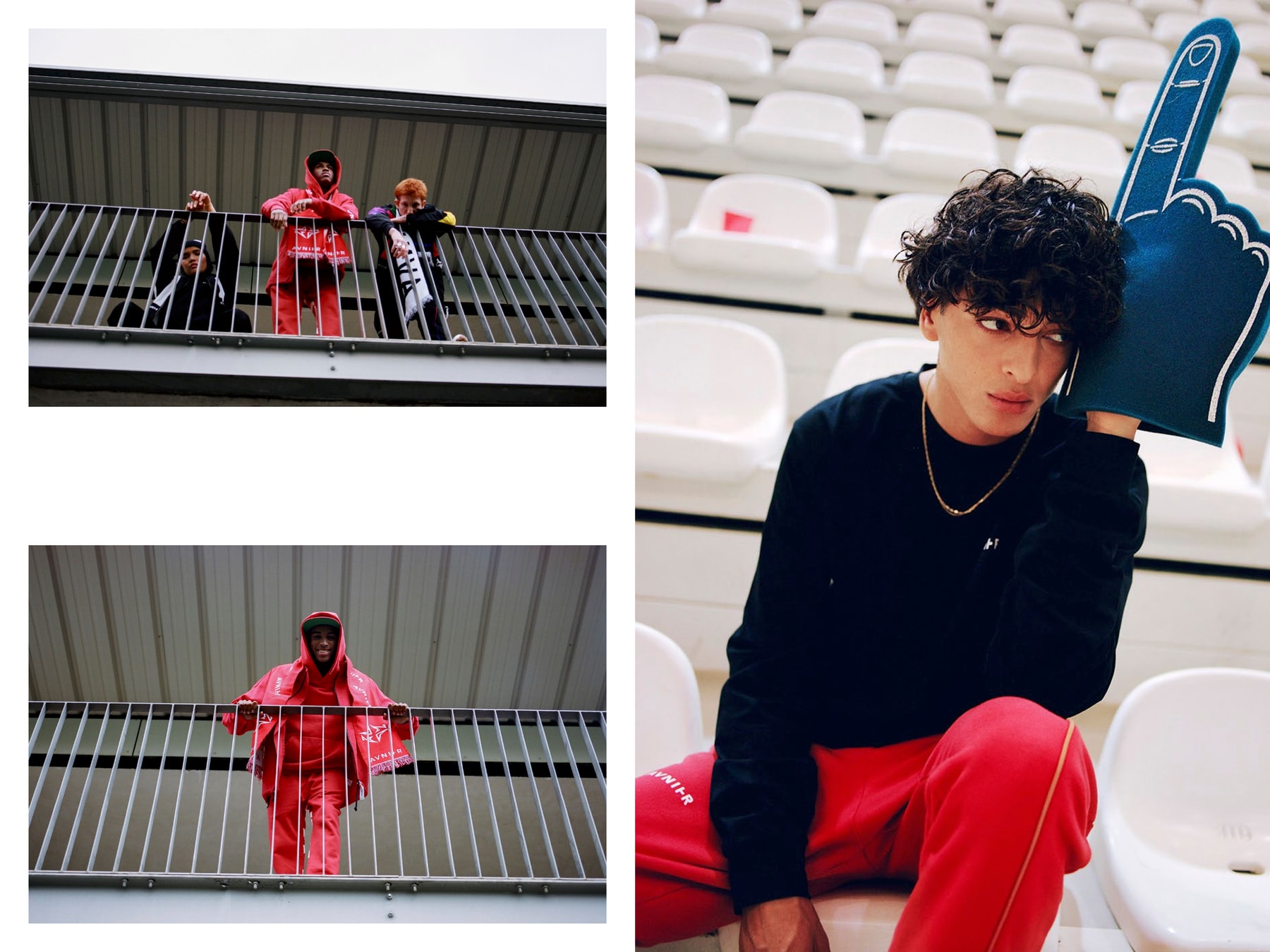AVNIER célèbre l'atmosphère des stades dans le lookbook de sa collection Automne/Hiver 2019