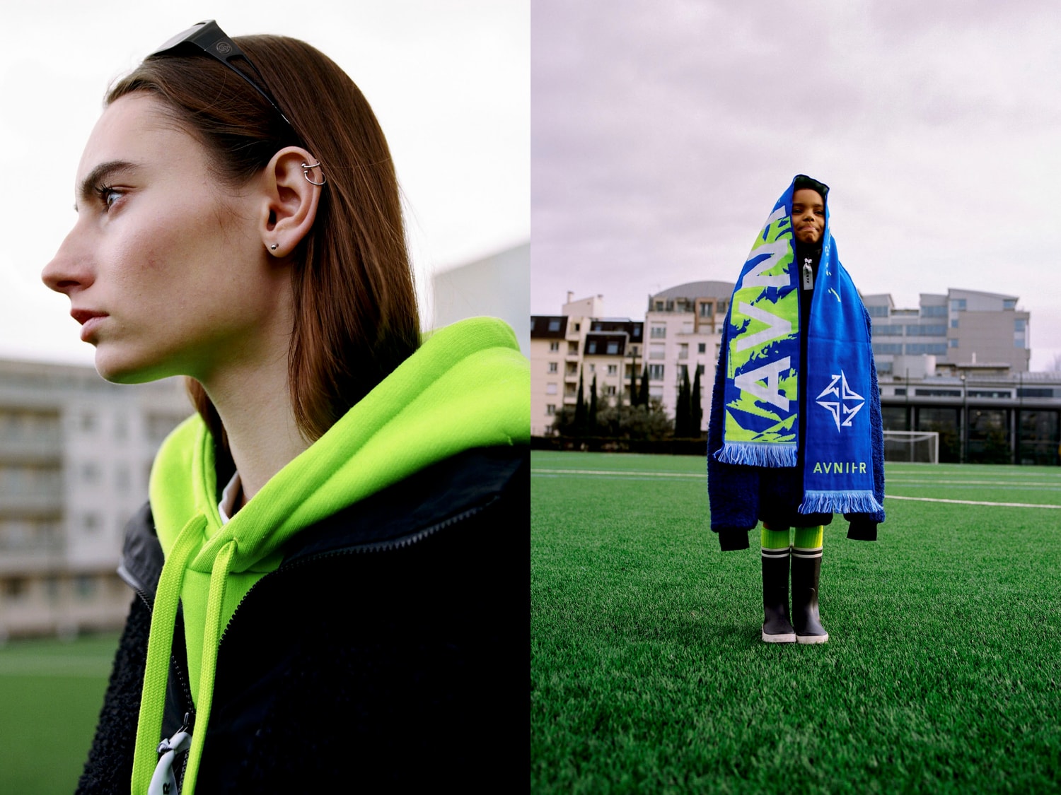 AVNIER célèbre l'atmosphère des stades dans le lookbook de sa collection Automne/Hiver 2019