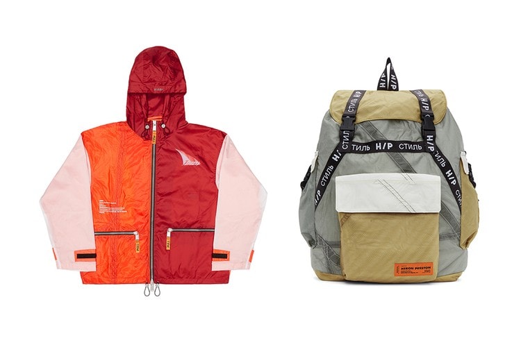 Heron Preston dévoile une collection faite de parachutes recyclés en exclusivité chez SSENSE
