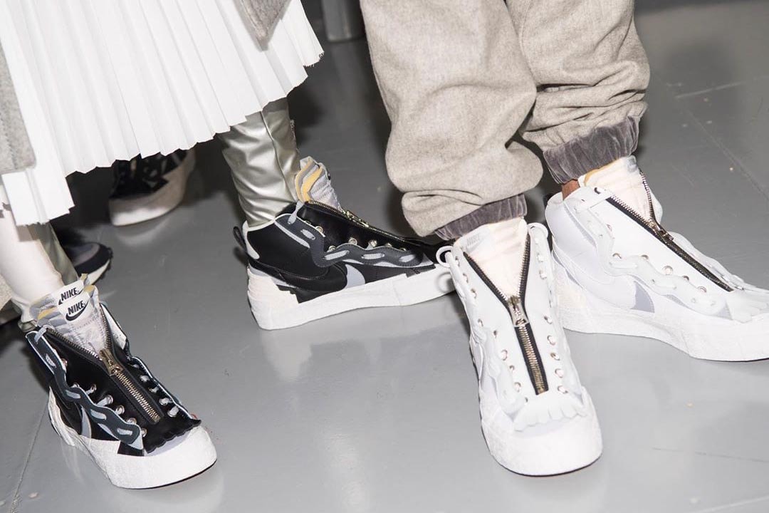 sacai dévoile une édition limitée de ses paires collaboratives avec Nike avec zipper et fausse fourrure