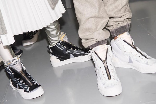 sacai dévoile une édition limitée de ses paires collaboratives avec Nike avec zipper et fausse fourrure