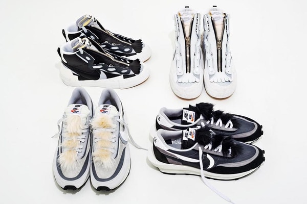 sacai dévoile une édition limitée de ses paires collaboratives avec Nike avec zipper et fausse fourrure