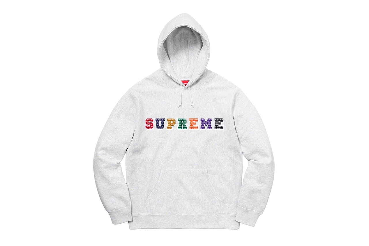 supreme, automne hiver, hoodie, tee-shirt 