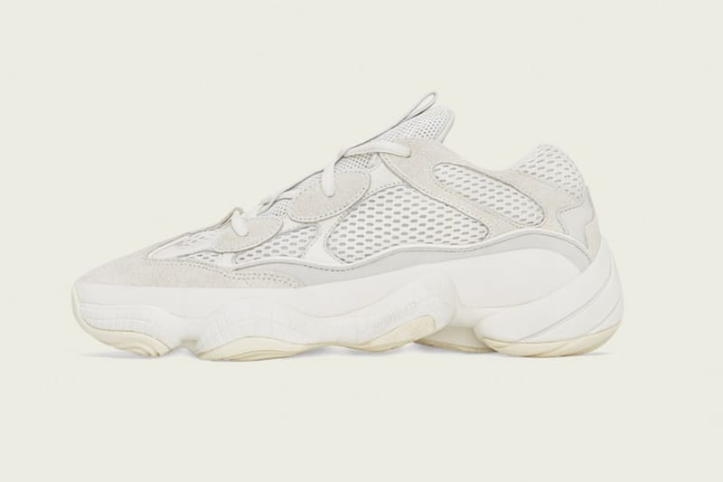 Des images officielles et une date de sortie confirmée pour la YEEZY 500 "Bone White"