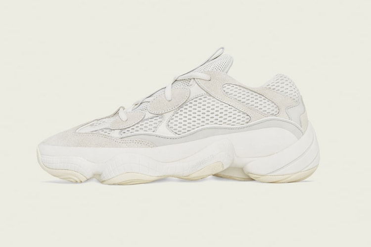 Des images officielles et une date de sortie confirmée pour la YEEZY 500 "Bone White"