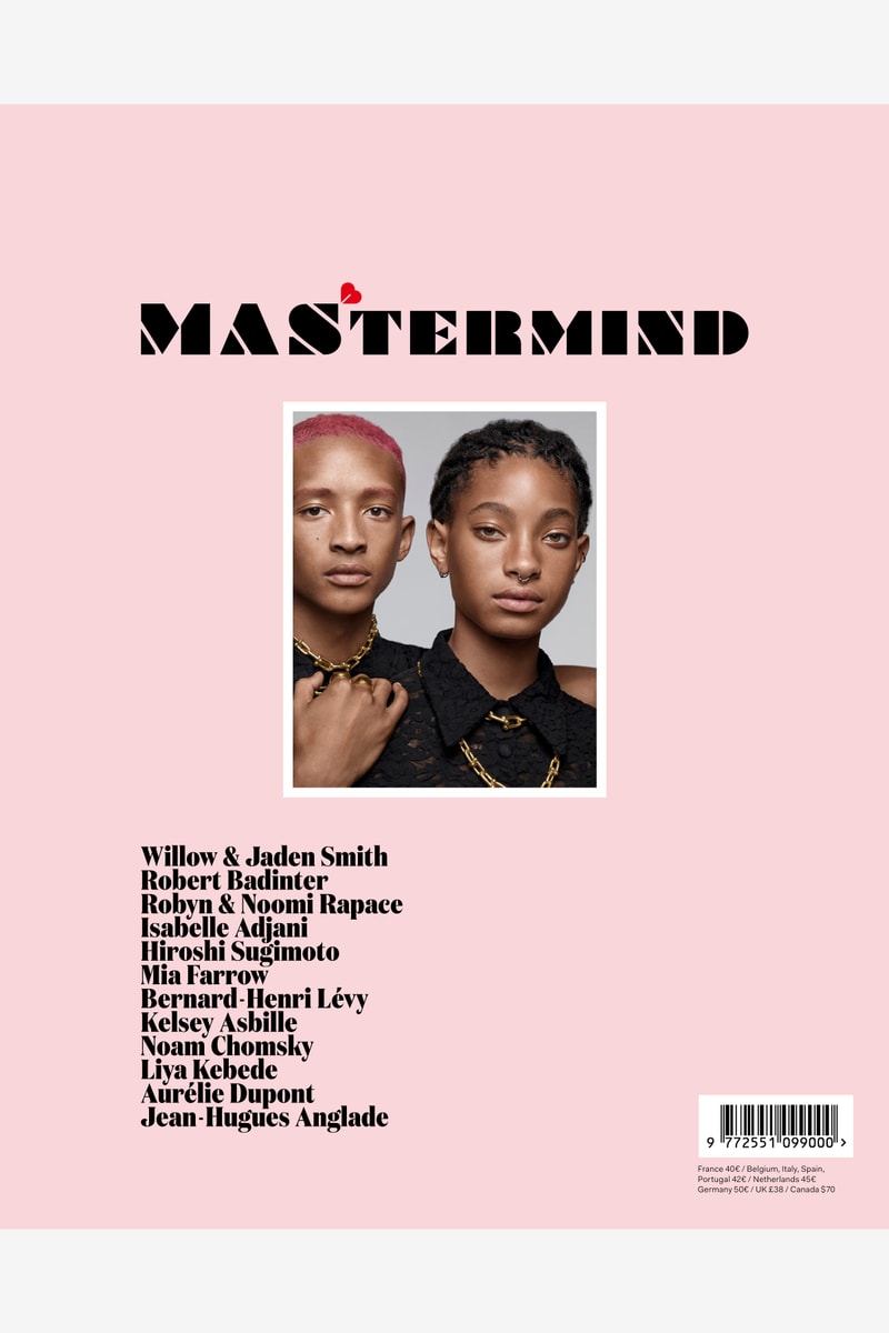 Jaden et Willow Smith en Une de Mastermind Magazine
