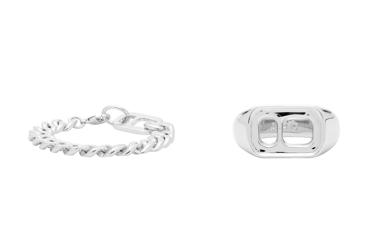 A.P.C. mise sur des nouveaux bijoux en laiton argenté