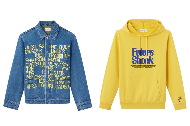 A.P.C. et Brain Dead imaginent le merch d'un film fictif pour leur nouvelle collaboration