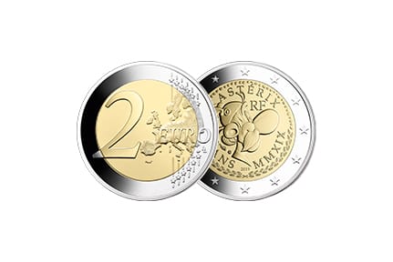 Une pièce de 2€ à l'effigie d'Asterix dévoilée par la Monnaie de Paris