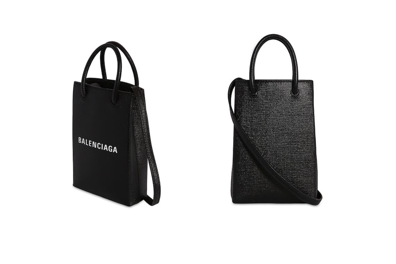 L'étui pour iPhone en forme de micro-sac Balenciaga