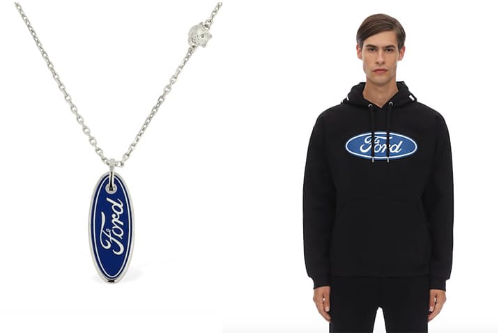 La collab Versace x Ford est désormais disponible