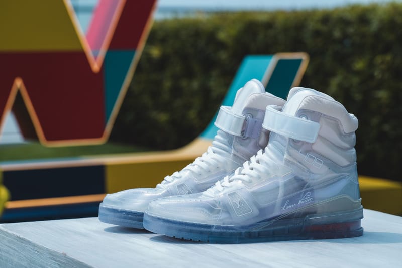 Louis Vuitton dévoile une version transparente de sa sneaker LV 408