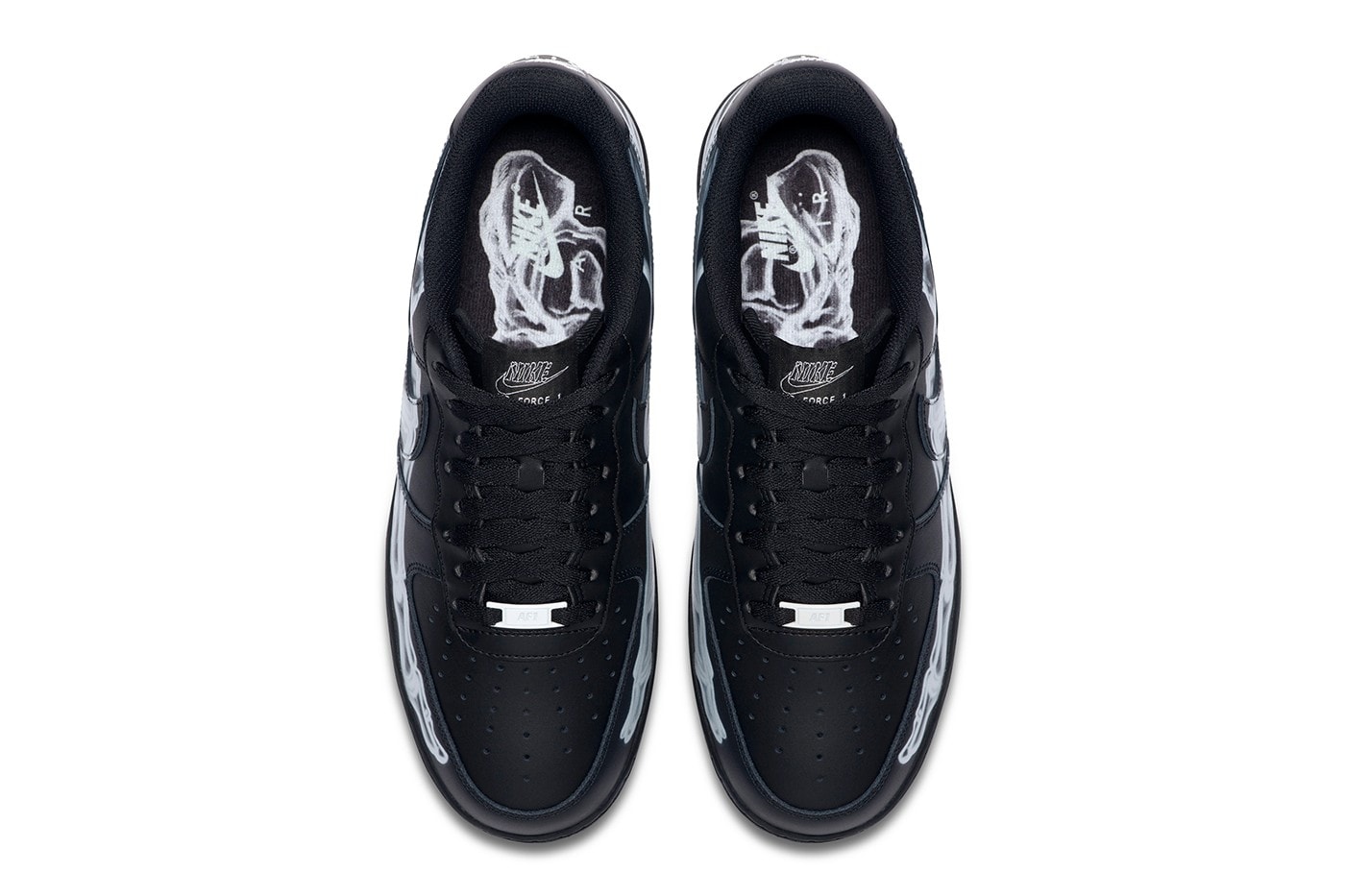 Photos Nike Air Force 1 Skeleton black