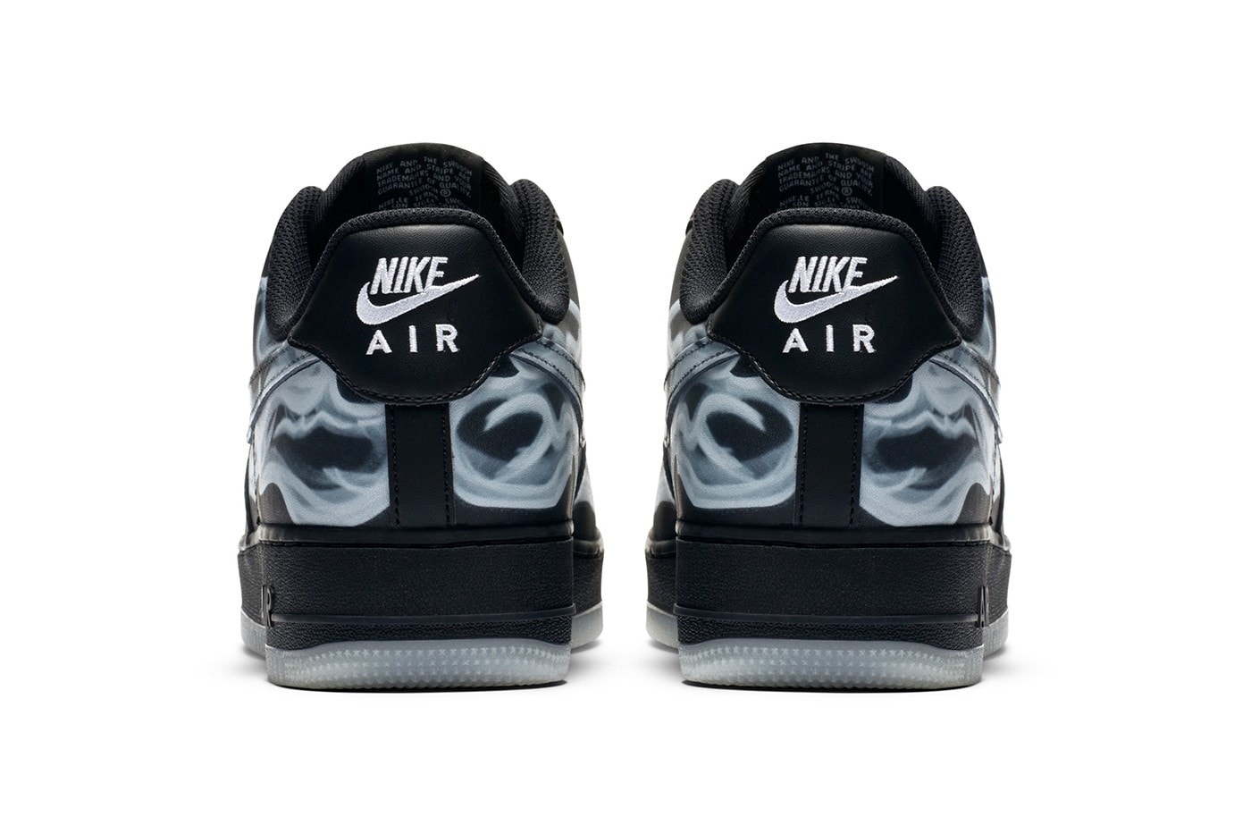 Photos Nike Air Force 1 Skeleton black