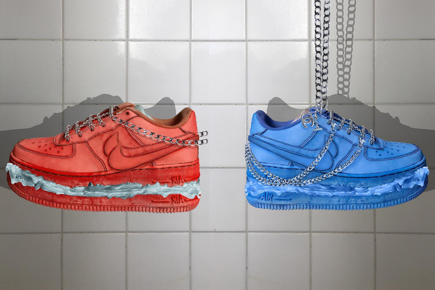 Les customs sneakers audacieux du designer français Agent 33