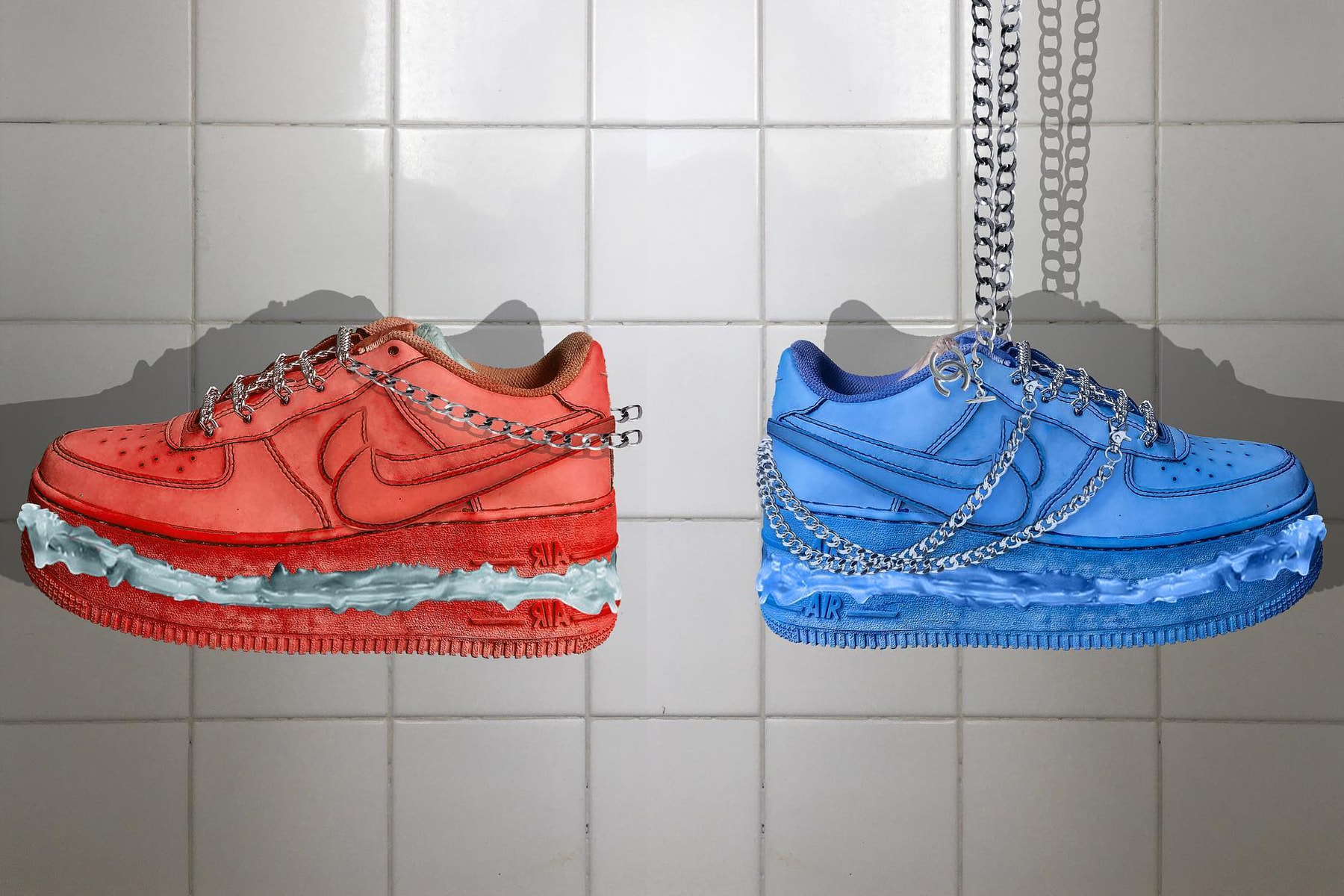 Les customs sneakers audacieux du designer français Agent 33