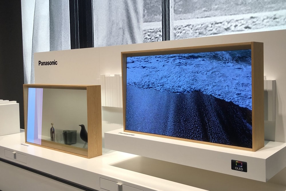 Panasonic télé transparente