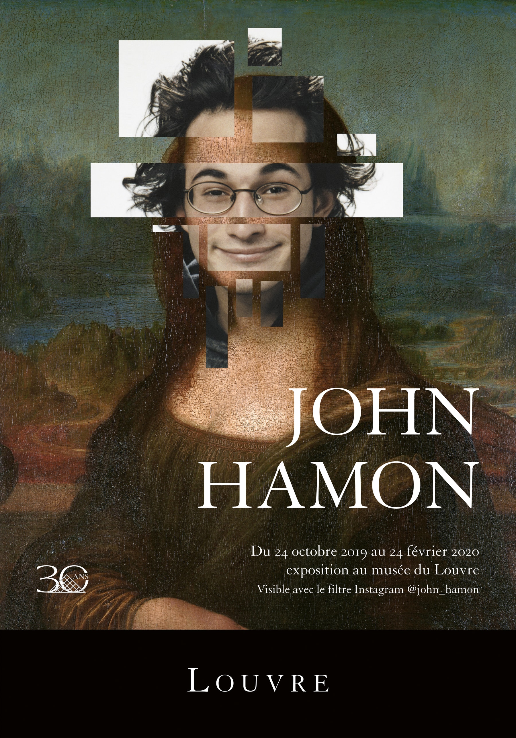 L'artiste français John Hamon pirate Le Louvre