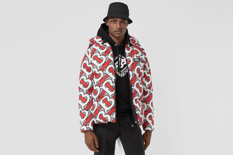 Burberry droppe de nouvelles doudounes monogrammées