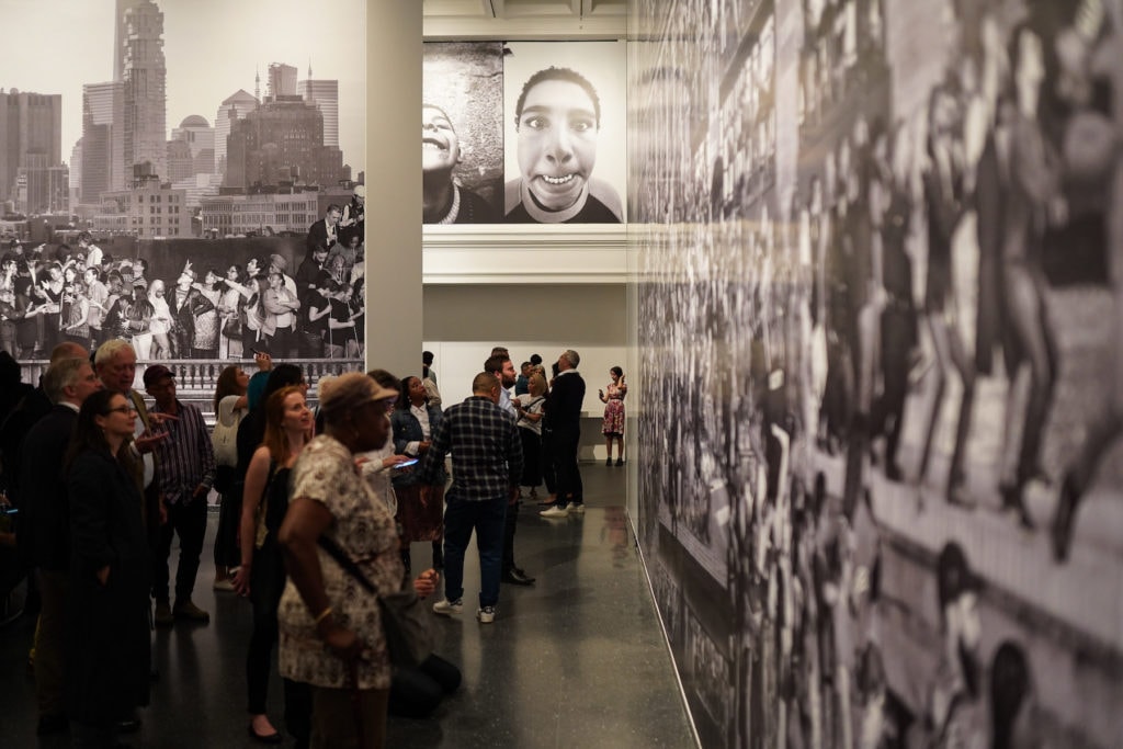 Photos JR exposition Brooklyn