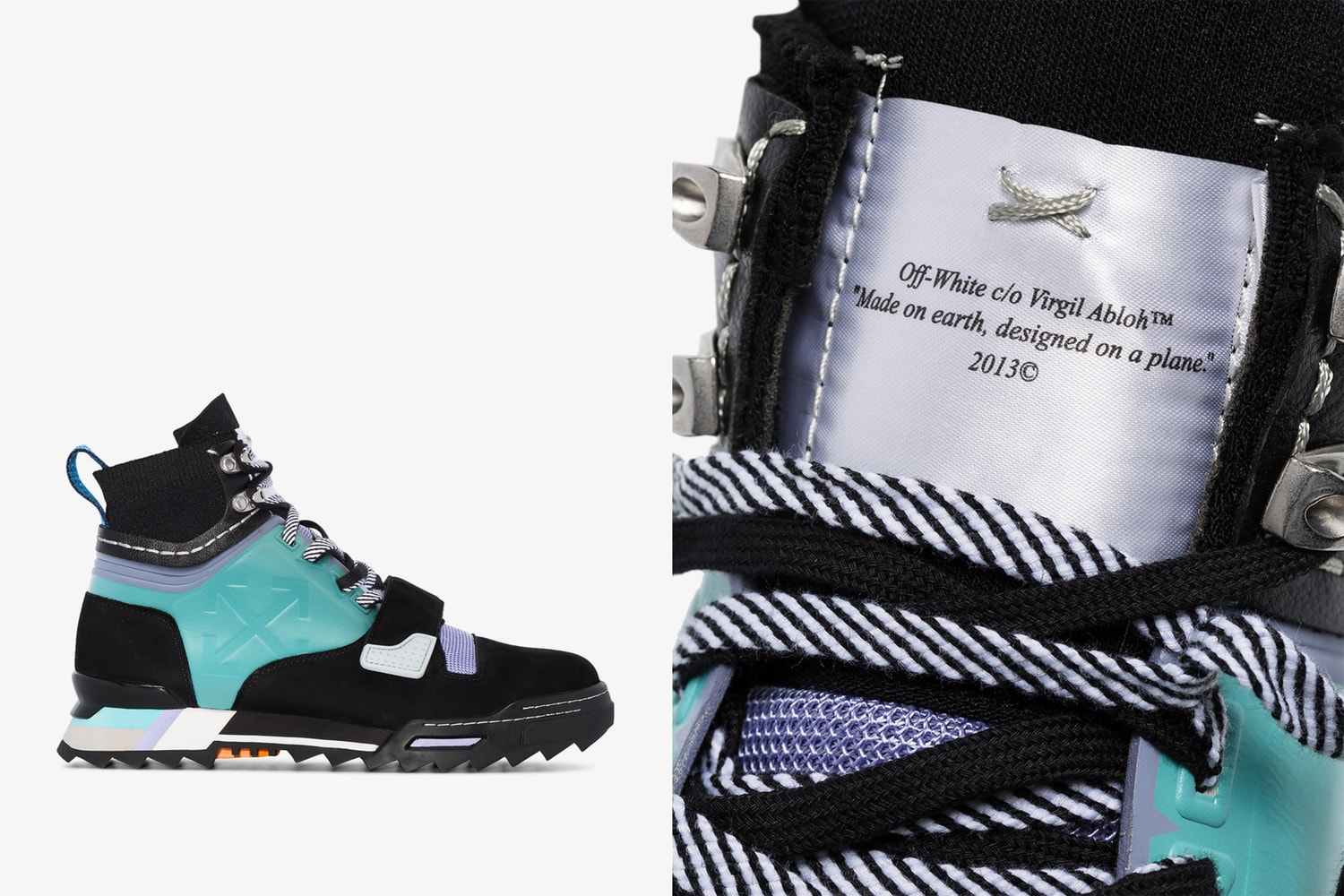 Off-White™ dévoile une paire de boots "faite sur terre designée dans l'avion"