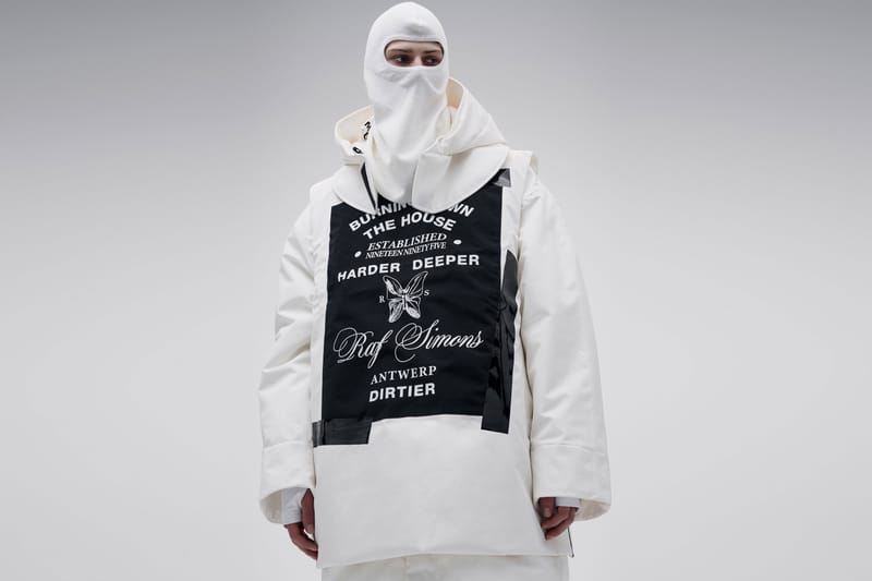 La surprenante collaboration entre Raf Simons et la marque ski wear Templa se dévoile en lookbook