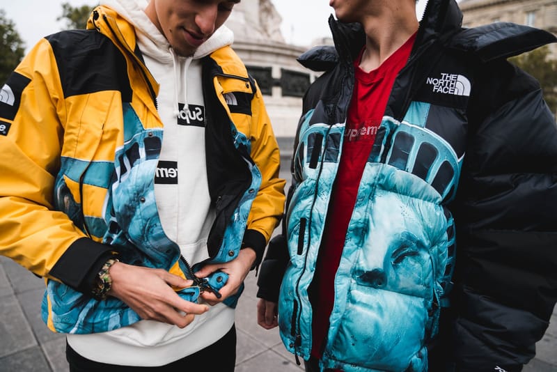 Zoom détaillé sur les pièces phares de la collaboration Supreme x The North Face